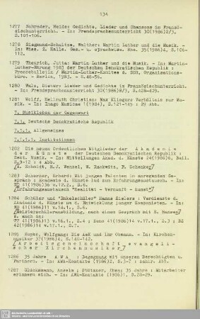 7. Musikleben der Gegenwart