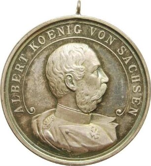 König Albert - XII. Mitteldeutsches Bundesschiessen in Plauen
