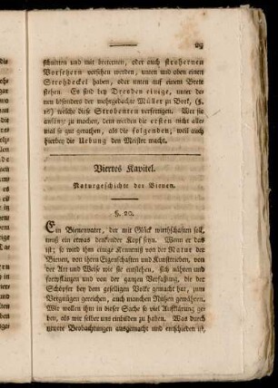 Viertes Kapitel. Naturgeschichte der Bienen.