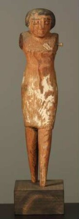 Statuette eines schreitenden Mannes mit Lendenschurz