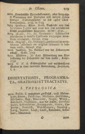 Dissertationes, Programmata, Orationes Et Tractatus