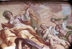 Personifikationen der streitenden und der triumphierenden Kirche