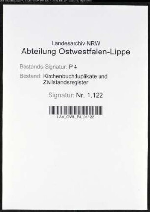 Kirchenbuchduplikat der katholischen Missionspfarrei Keppel (GHT 1873). (Gemeinde: Keppel, katholische Missionspfarrei)