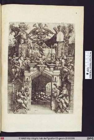 Portal eines Totengewölbes.