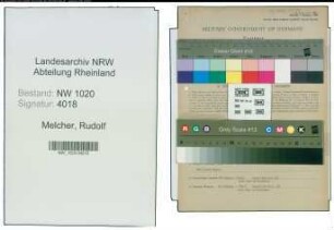 Entnazifizierung Rudolf Melcher , geb. 24.03.1902 (Elektromeister)