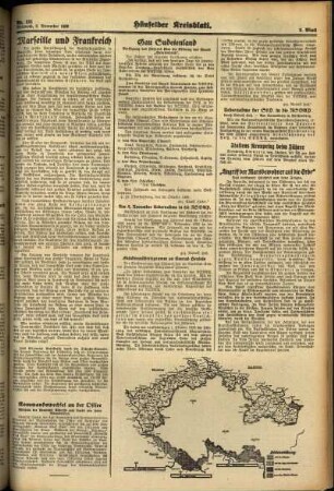 Zweite Ausgabe vom Mittwoch, den 02. November 1938.