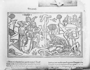 Biblische Geschichten mit Holzschnitten — Moses und die eherne Schlange