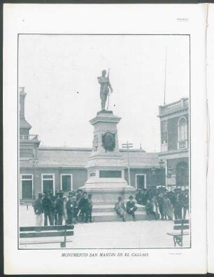 [Fotografía de] Monumento San Martín en el Callao