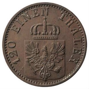 Fundmünze, 3 Pfennig, 1873
