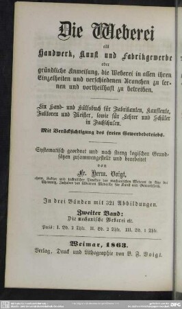 2: Die mechanische Weberei