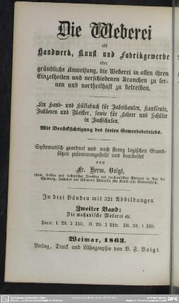 2: Die mechanische Weberei