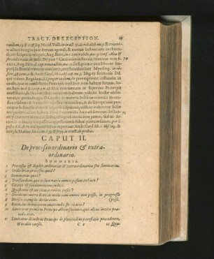 Caput II. De processu ordinario & extraordinario.