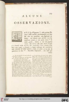 Alcune osservazioni