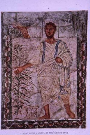 Moses + brennd. Busch [Dura Europos]