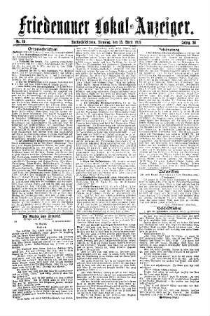 Nr. 85, 15.04.1919