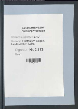 Forstregister über die Einnahmen und Ausgaben der Ämter Hilchenbach, Freudenberg sowie Ferndorf und Krombach