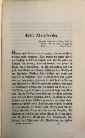 Homiletische Werke, 10. Von Advent bis Pfingsten : Vorträge über die sonntäglichen Pericopen ; (der "Homiletischen Aehrenlese" zweiter Theil)