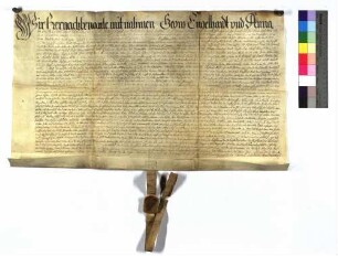 Schuldbrief des Georg Engelhardt und seiner Frau Anna zu Reckerstal