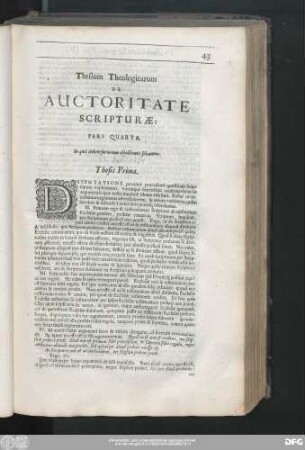 Pars Quarta. In quâ Adversariorum obiectiones solvuntur.