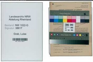Entnazifizierung Luise Grab , geb. 28.06.1902 (Aerztin)