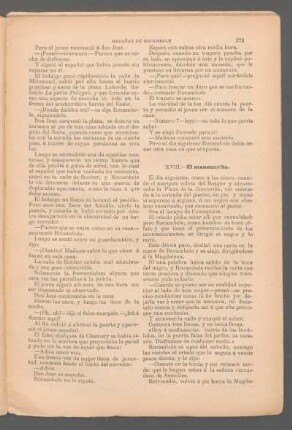 XVIII. - El manuscrito.