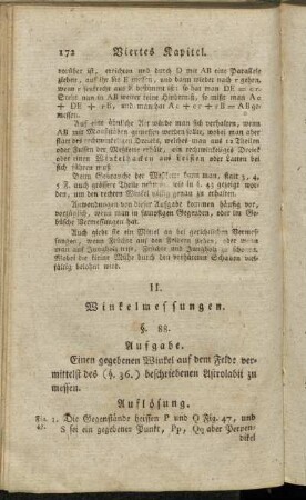 II. Winkelmessungen.