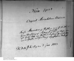 Beitritt Hessens zum Aachener Vertrag vom 9. Oktober 1818. (Ratifikation Rußland)