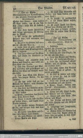 Der 147. Psalm