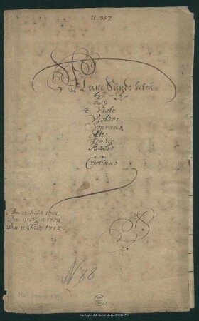 Meine Sünden betrüben mich - Mus.2106-E-500 : S, Coro, strings, bc; PerP 364