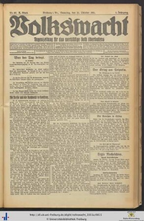 21.10.1911 (I. Blatt)