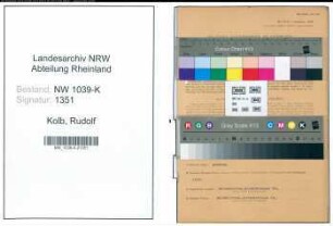 Entnazifizierung Rudolf Kolb , geb. 28.04.1893 (Rechnungspruefer)