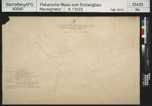 Grubenfeld von Vater Abraham Fundgrube am Stadtberg bei Marienberg