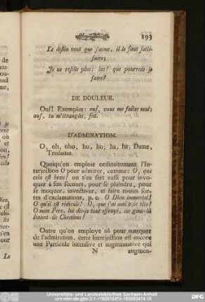 De Douleur.