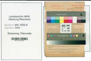 Entnazifizierung Petronella Schoening , geb. 31.05.1901 (Lehrerin)
