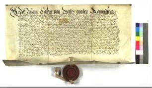 Johann Caspar, Deutschmeister, ernennt den Komtur zu Griffstädt Philipp Leopold v. Neuhoff zum Coadjutor der Ballei Hessen.