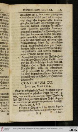 [Abschnitt 3 (Conclusum CCI – Conclusum CCC)]