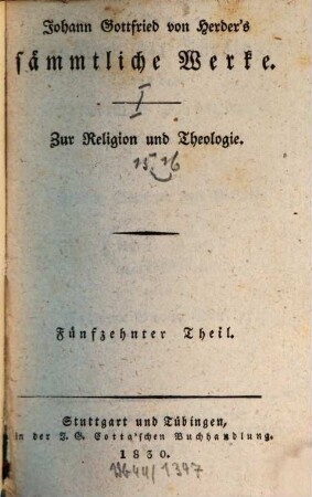Vom Studium der Theologie und dem christlichen Predigtamt