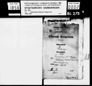 Rescripte, Dekrete, Berichte und Korrespondenzen über Militär-Desertionen