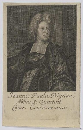 Bildnis des Joannes Paulus Bignon