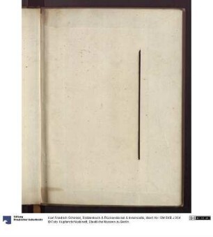 Skizzenbuch & Rückendeckel & Innenseite