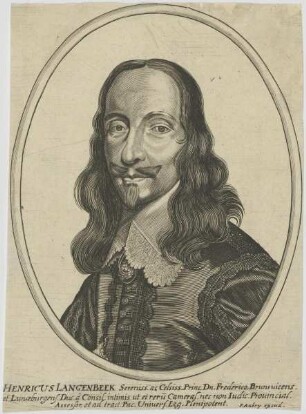 Bildnis des Henricus Langenbeek