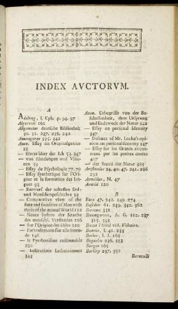 Index Auctorum