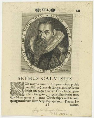 Bildnis des Sethus Calvisius