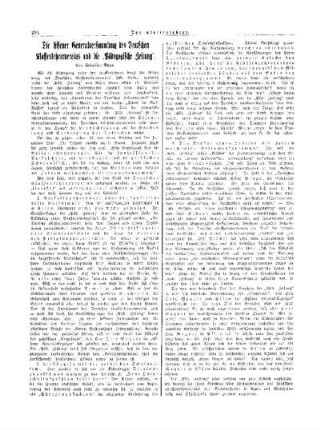 Die Essener Generalversammlung des Deutschen Klassenlehrervereins und die "Pädagogische Zeitung"