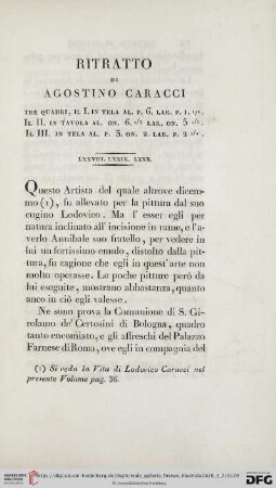 Ritratto di Agostino Carracci