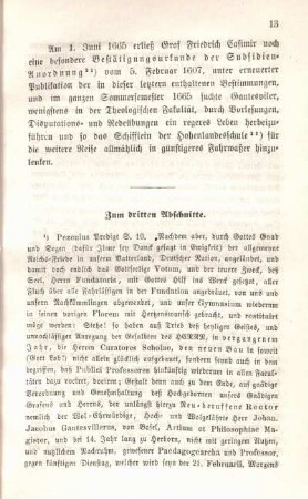 Zum dritten Abschnitte.