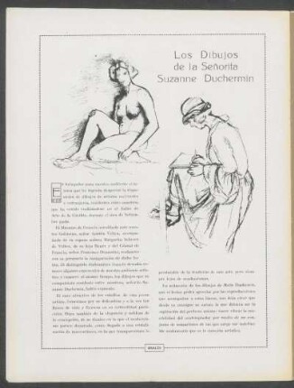 Los dibujos de la Señorita Suzanne Duchermin