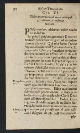 Cap. VI. Observationes petitae ab indole cordis post precationem ...
