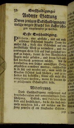 Erste Entschuldigung. - Neundte Entschuldigung.