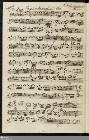 280. Aria: Da quei vaghi amati rai / Ottani, B.